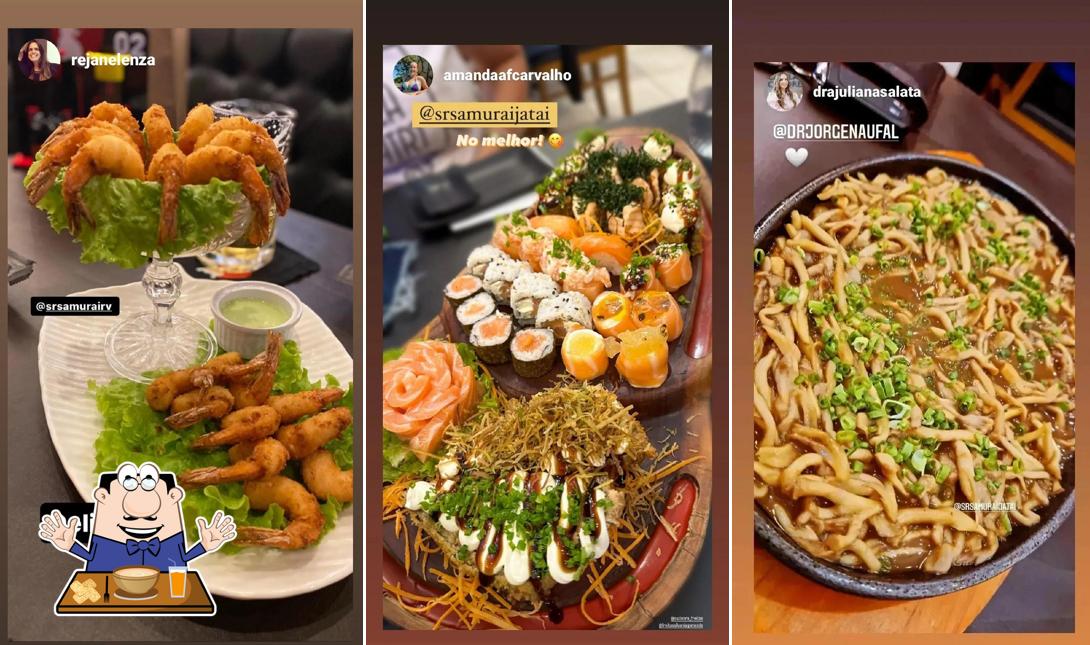 Platos en Sr. Samurai