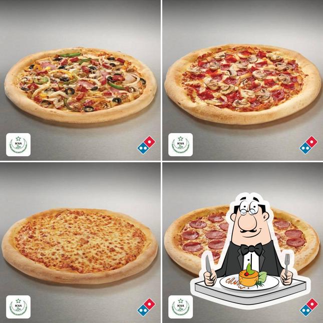 Essen im Domino's Pizza
