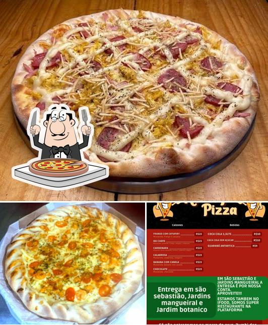 Consiga pizza no Pizzaria Araujo São Sebastião