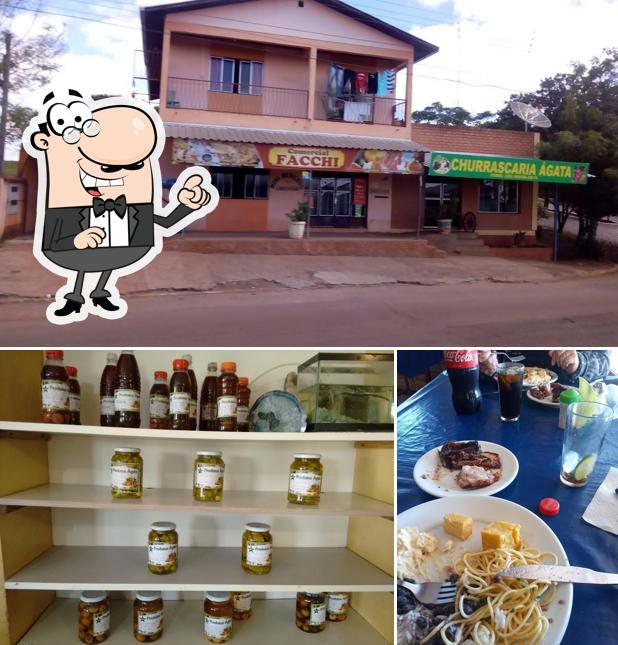 O exterior do Churrascaria Ágata
