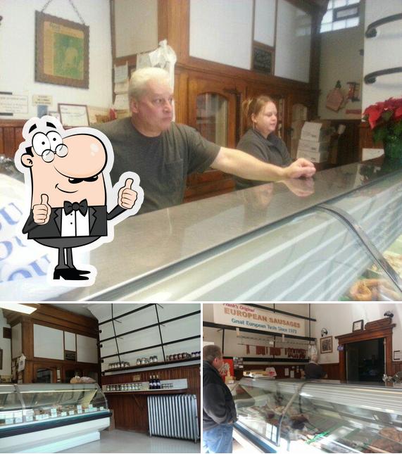 European Homemade Sausage Shop in Milwaukee Restaurant menu