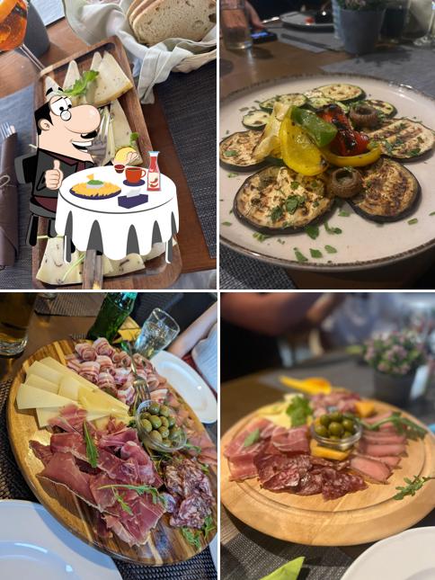 Piatto di formaggi al Pršutarna i stancija Buršić