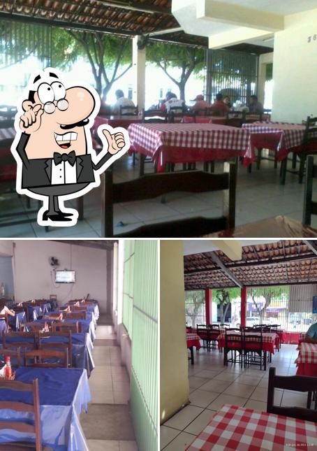O interior do Restaurante Pilão