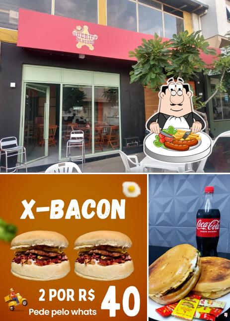 Confira a imagem mostrando comida e interior no Sheriff Lancheria e Restaurante - marmitas e viandas