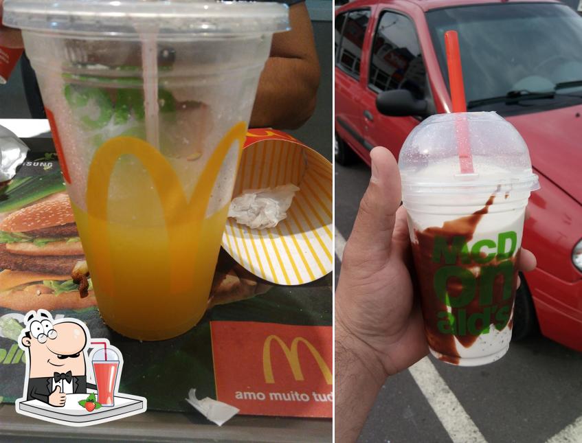 Desfrute de uma bebida no McDonald's