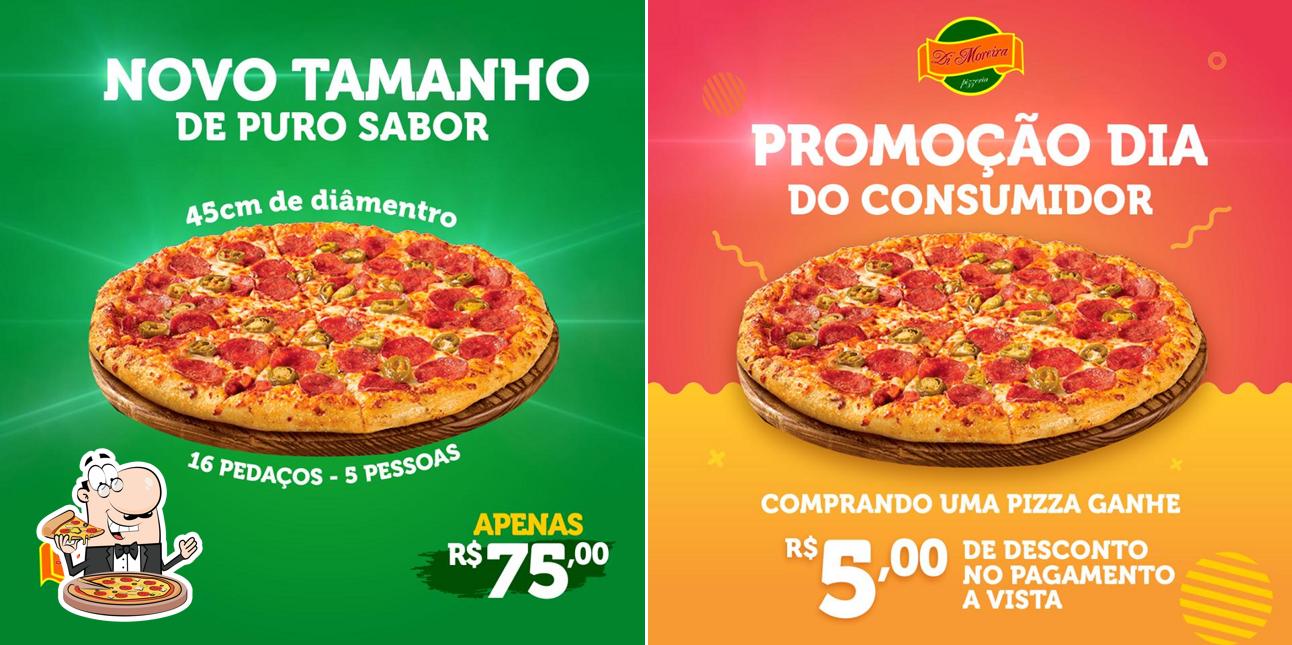 Experimente diferentes variedades de pizza