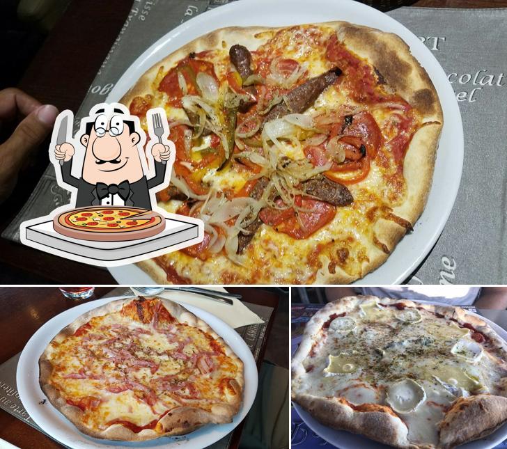 Essayez de nombreux genres de pizzas