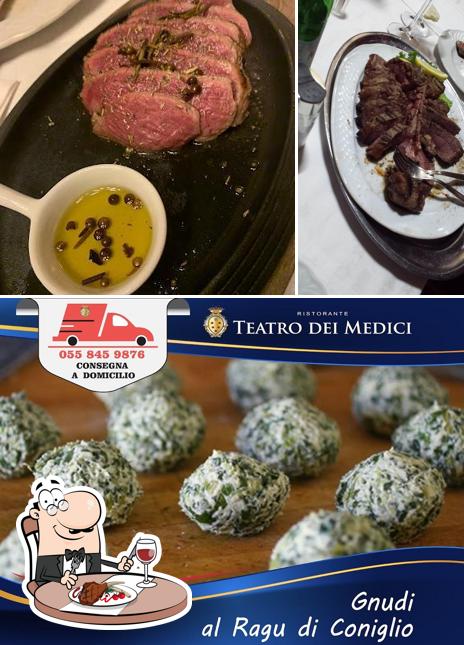 Prova i un pasto a base di carne a Ristorante Teatro Dei Medici