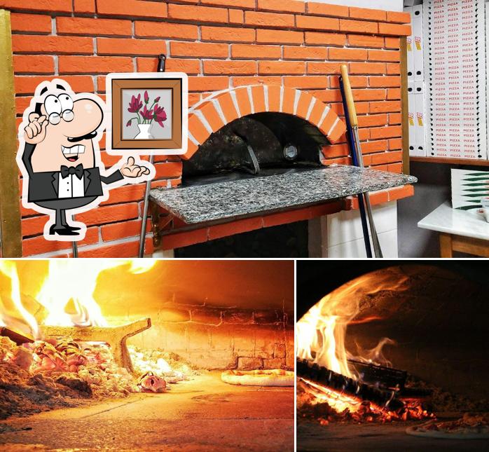 Gli interni di L'arte della Pizza