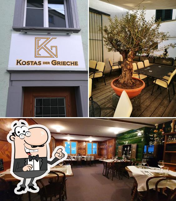 Gli interni di Kostas der Grieche, St.Gallen Griechisches Feinkost und Spezialitätenrestaurant