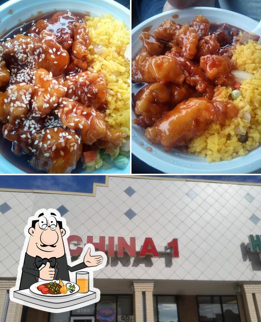 This is the photo showing food and exterior at China One