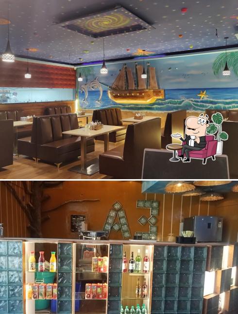 The interior of A3 RESTAURANT AMBALA CITY