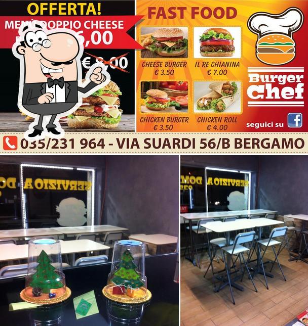 Burger CHEF si caratterizza per la interni e cittadini