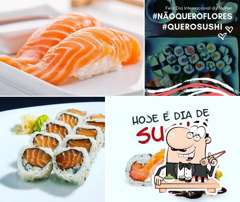 Experimente diversas opções de sushi