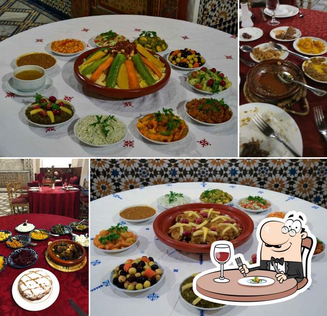 Еда в "Restaurant Palais Lahlou"