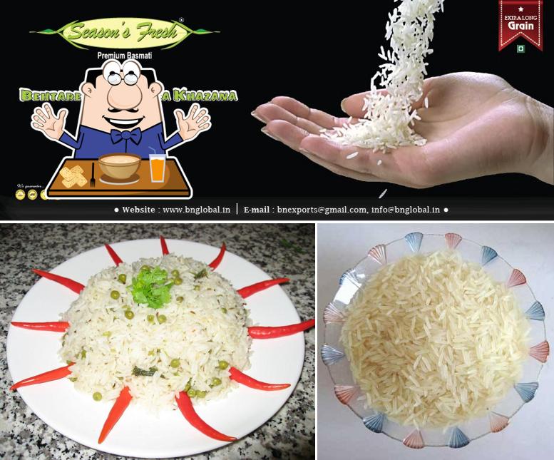 Meals at Season's Fresh Basmati Rice