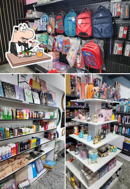 Food at K- square stationary shop and cafe