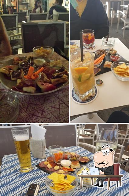 La interni e birra del ristorante