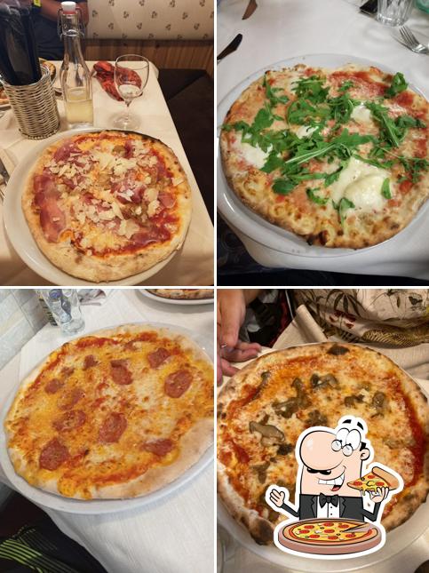 Choisissez des pizzas à Pizzeria Ristorante Sass Maor