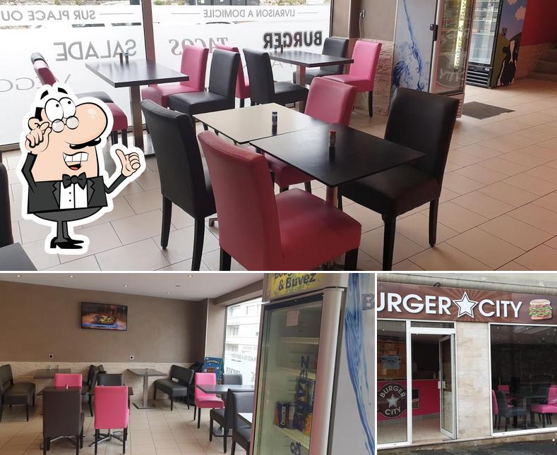 L'intérieur de BURGER CITY