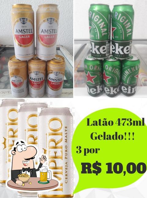 Você pode tomar um copo de cerveja leve ou escura