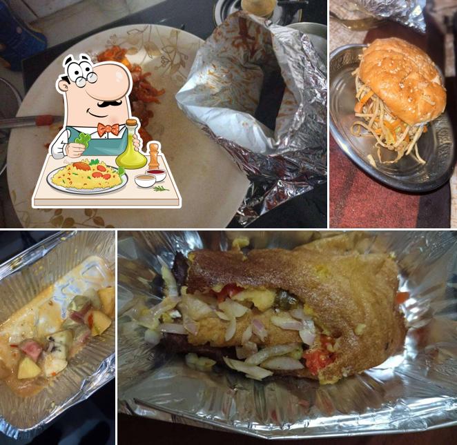 Pulled pork sandwich at Gulati Fast Food