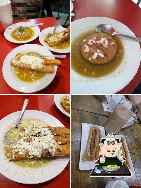La Campana Flautas ahogadas y Pozole restaurant, Mexico City, Av