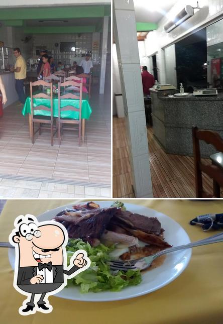 A ilustração do Restaurante Dos Viajantes’s interior e comida