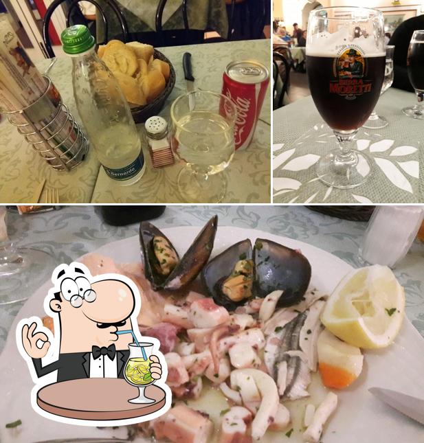 Estas son las fotografías que muestran bebida y comida en Ristorante Pizzeria O' Sole Mio Da Gianni