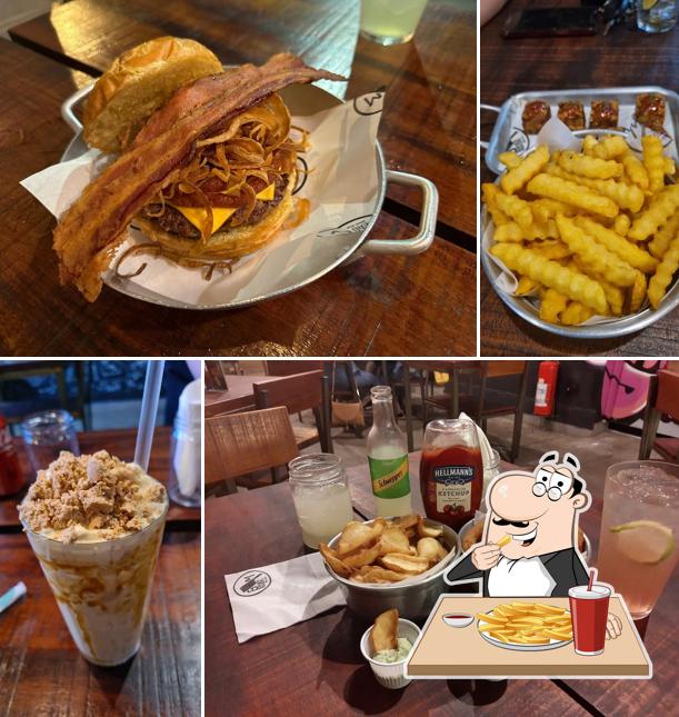 Batata frita em Burger Makers