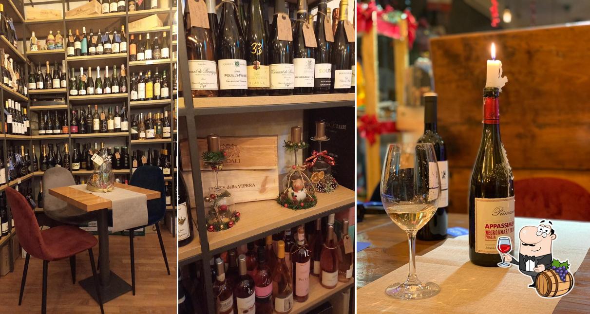 È gradevole godersi un bicchiere di vino a Enoteca 5 Sensi