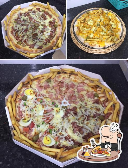 No Hot Grill Lanches e Pizzas, você pode provar pizza