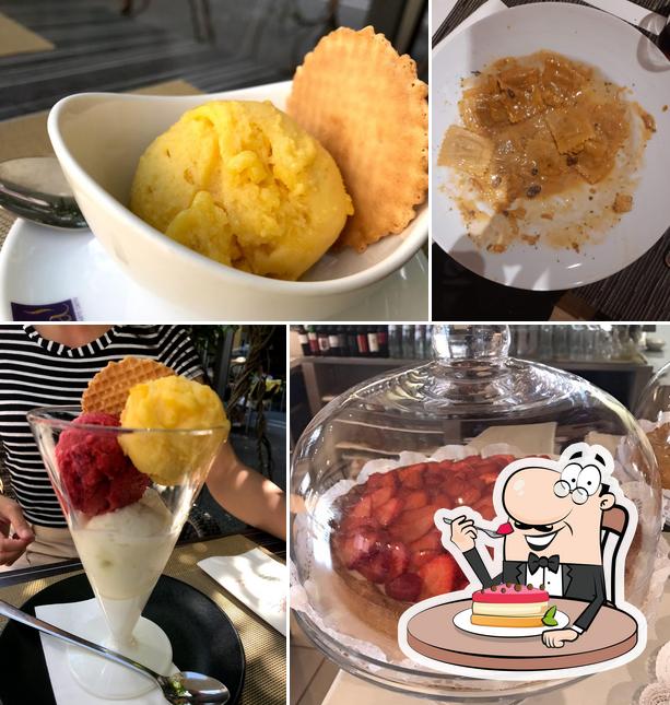 Toto Chez Franco serve un'ampia gamma di dolci