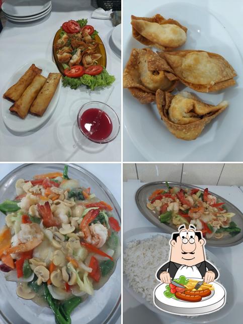 Comida em Restaurante chinês Shu Yan