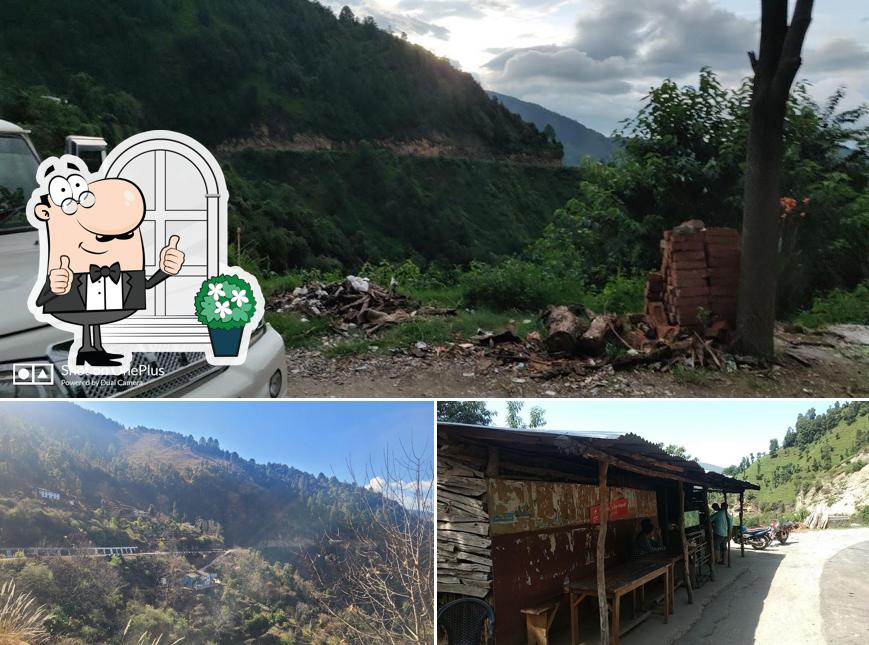 Enjoy the view at the outside area of Nainipatal Dhaba-NH9 {Famously Known As Kaku Ka Dhaba}
