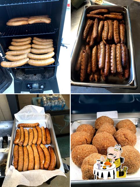 Food at Cajun Boudin Connection