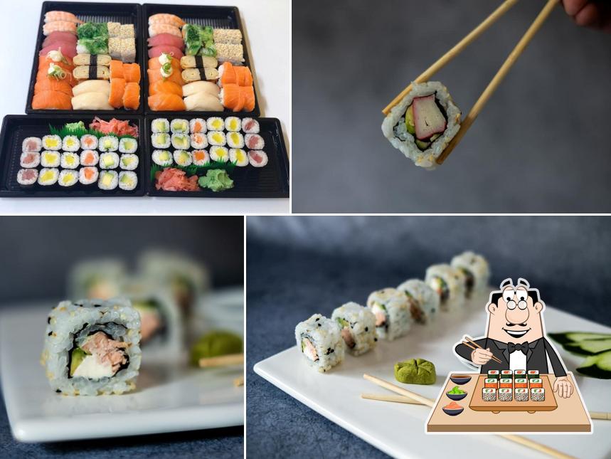 Essayez de nombreuses options de sushi