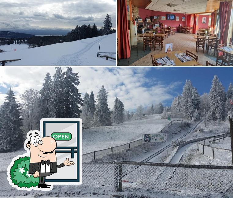 La photo de la extérieur et intérieur de Restaurant la Vue des Alpes’s