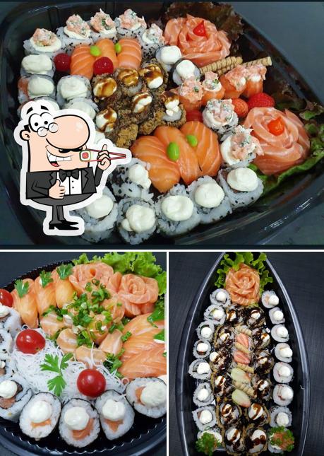 Presenteie-se com sushi no Caza Temakeria Special Oriental Food