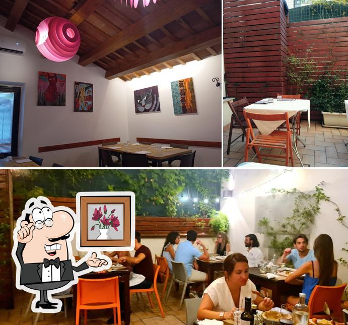 Siediti a un tavolo di Ristorante Pizzeria Gatto Matto