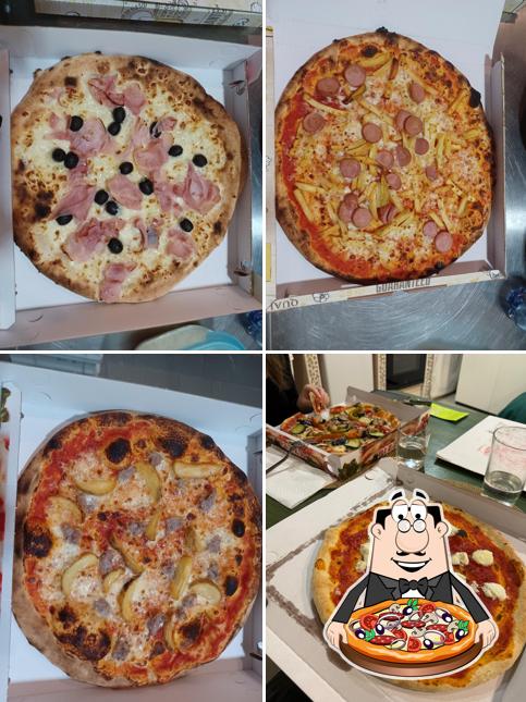 A Pizzeria Lea & Max, puoi ordinare una bella pizza