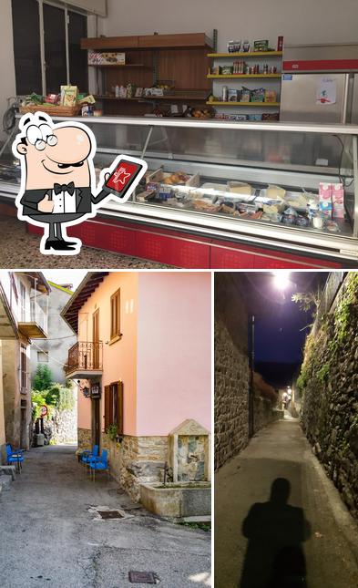 Dai un’occhiata alla foto che mostra la esterno e cibo di Bar Alimentari Verigáa