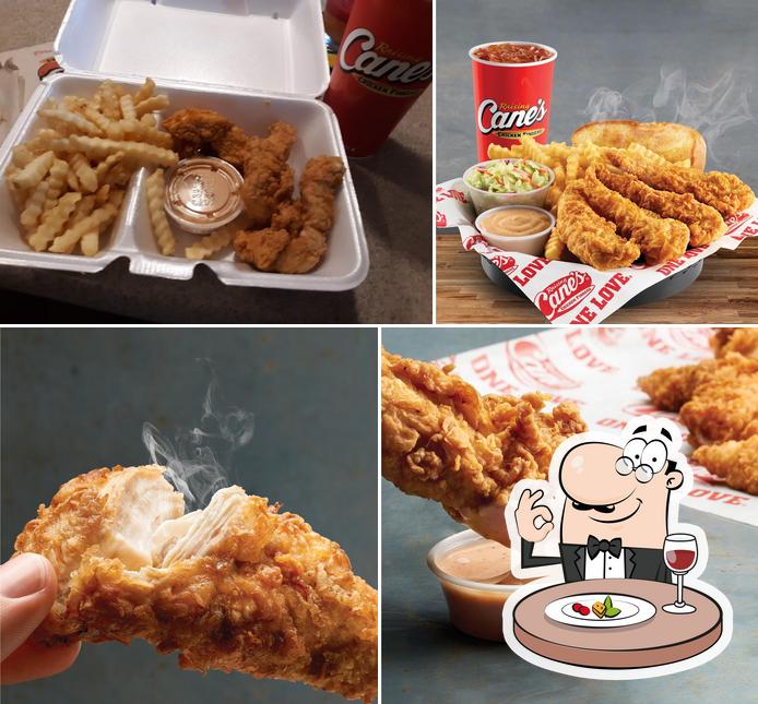 Restaurante Raising Cane's Chicken Fingers, Amarillo, S St Carta del restaurante y