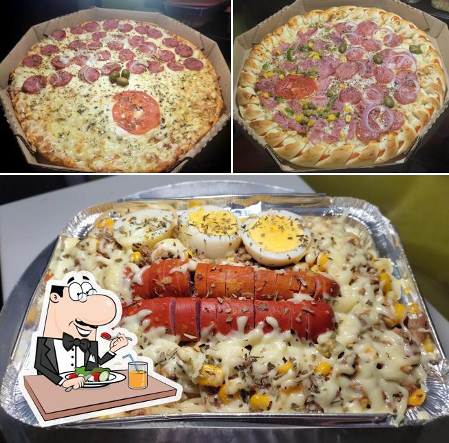 Comida em Pizzaria Sabor Real