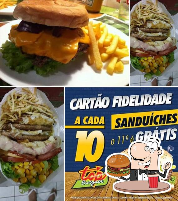 Consiga um hambúrguer no Top Burguer