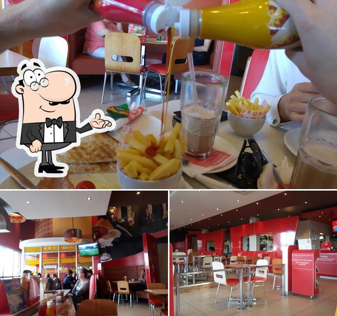 The interior of Wimpy