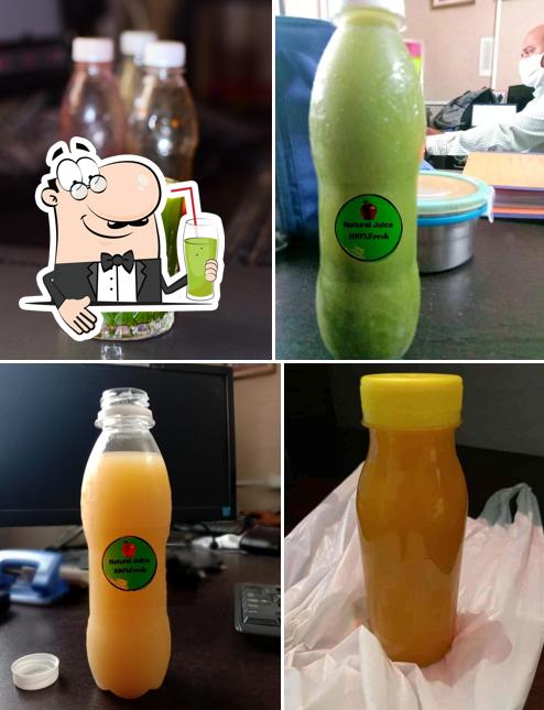 FreshPlain Natural Juice serves a variety of drinks