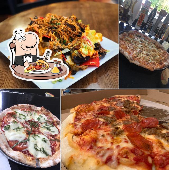 Try out pizza at Greenhouse Wood Fired Grill