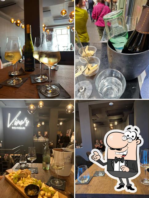 Vino‘s Weinbar se distingue par sa intérieur et nourriture