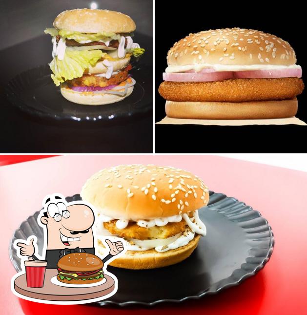 Order a burger at Freaky Burger